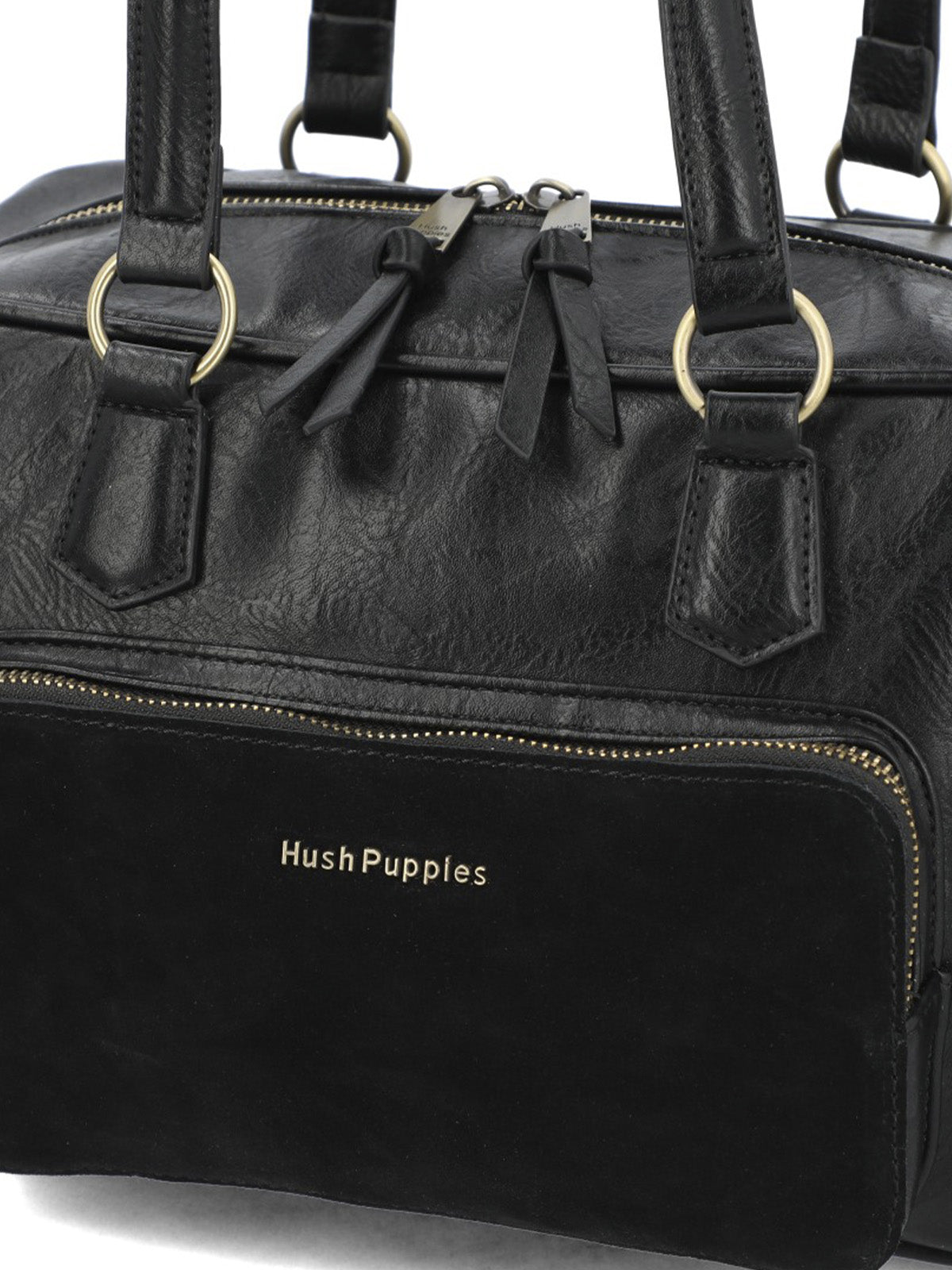 Cartera Ecocuero Mujer Leek Bag Negro Hush Puppies