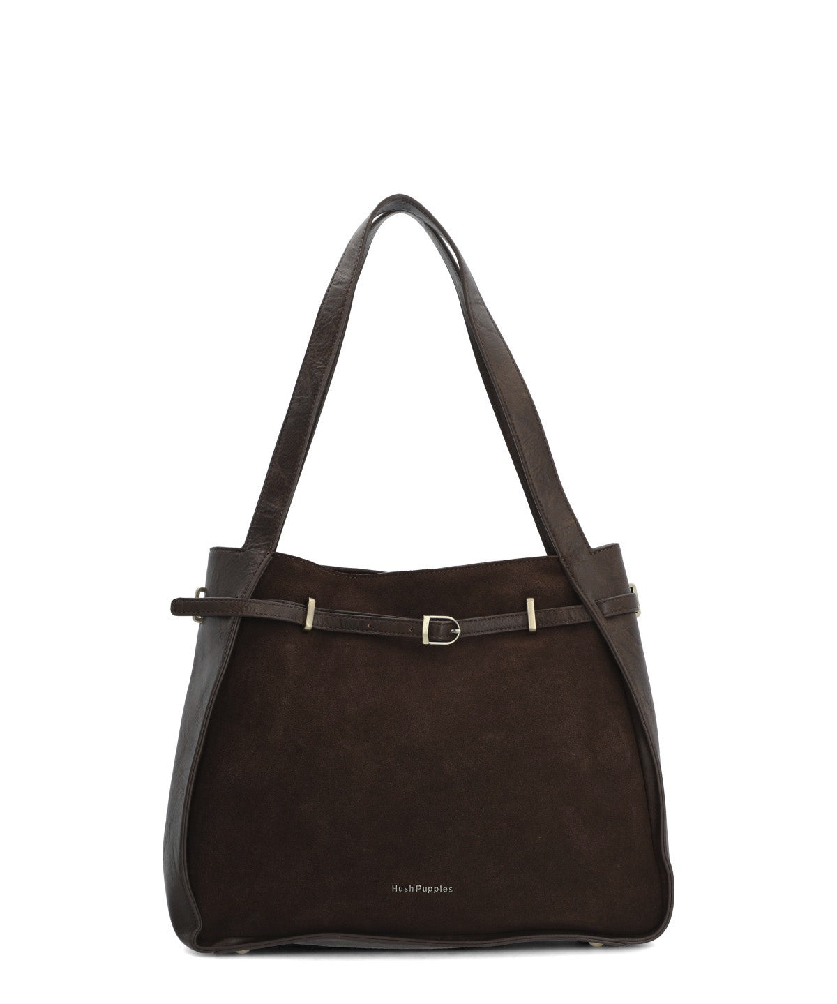 Cartera Ecocuero Mujer LudloBag Café Hush Puppies