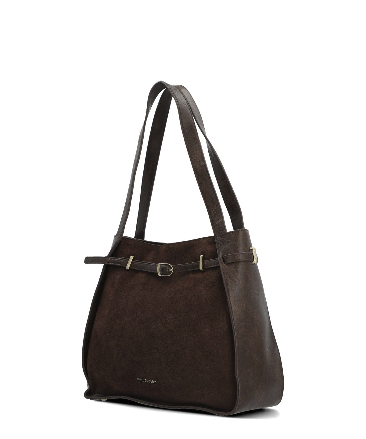 Cartera Ecocuero Mujer LudloBag Café Hush Puppies
