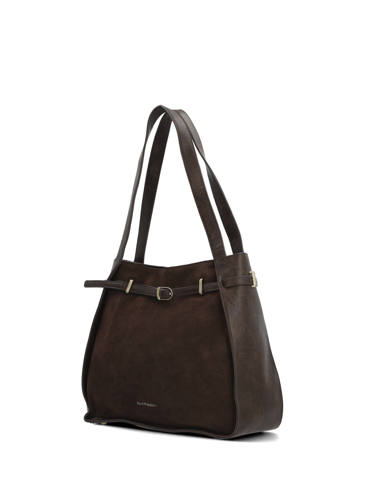 Cartera Ecocuero Mujer LudloBag Café Hush Puppies