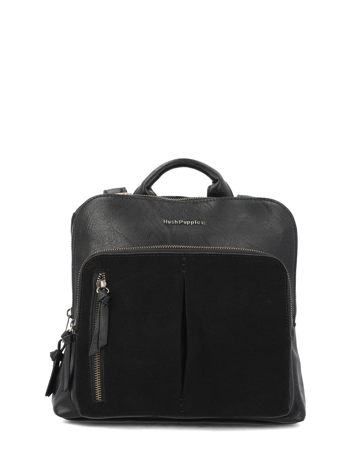 Mochila Ecocuero Mujer Liskeard Back Negro Hush Puppies