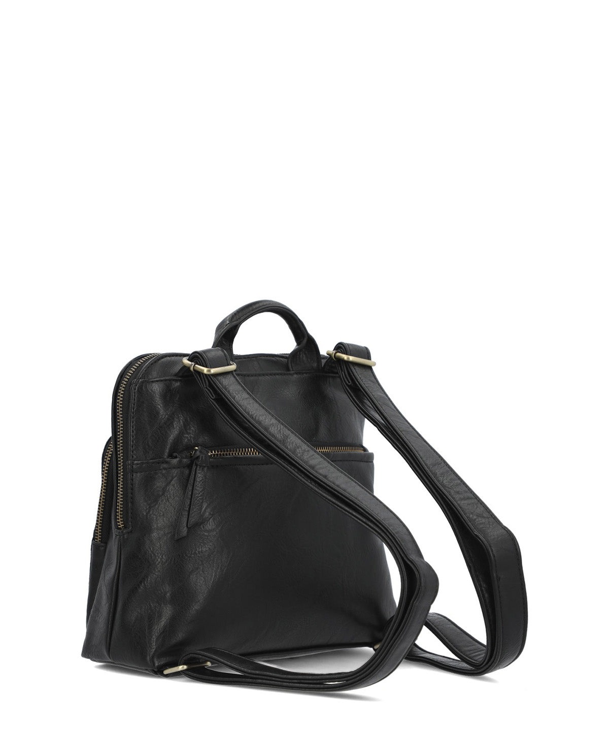 Mochila Ecocuero Mujer Liskeard Back Negro Hush Puppies