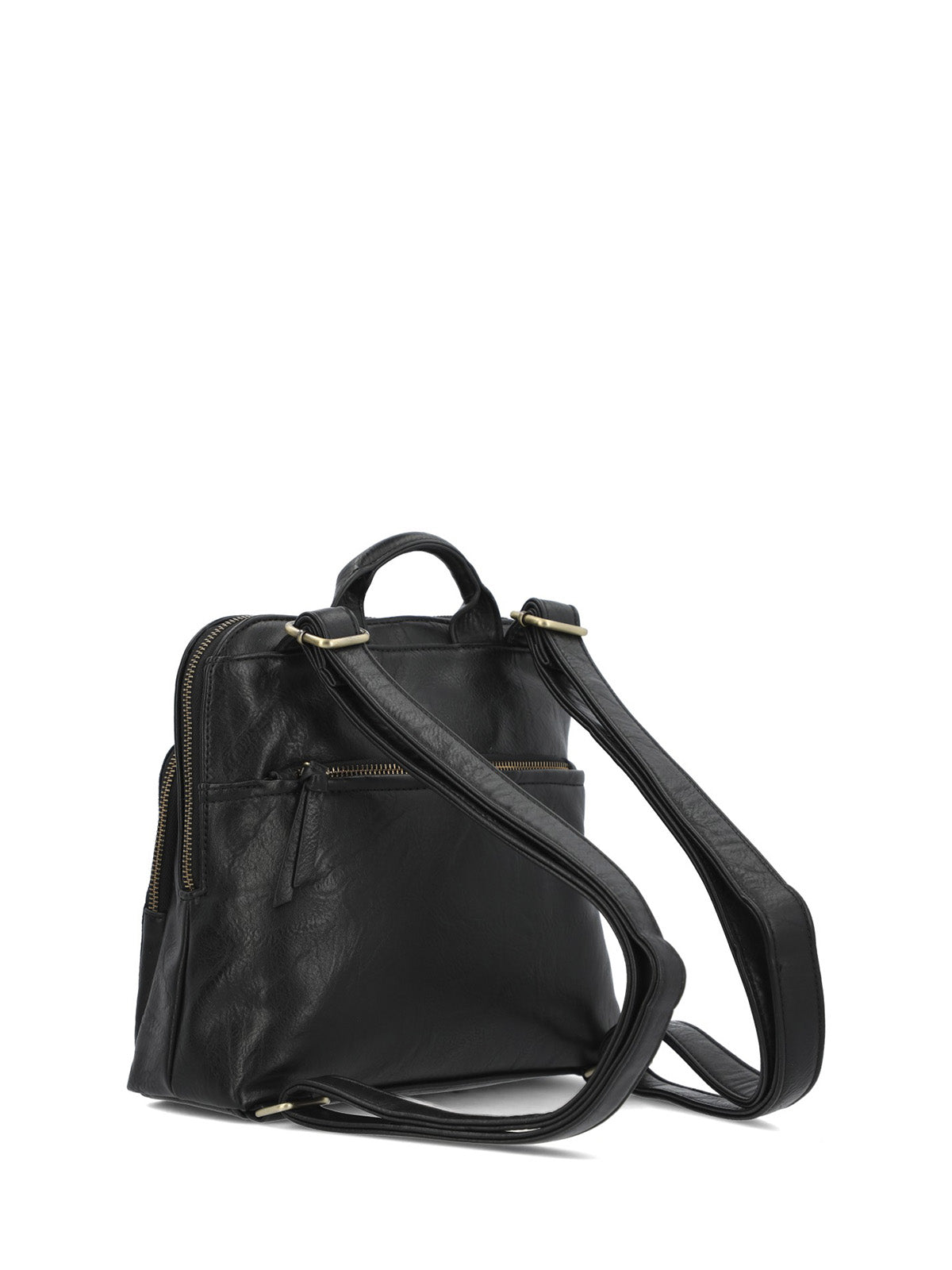 Mochila Ecocuero Mujer Liskeard Back Negro Hush Puppies