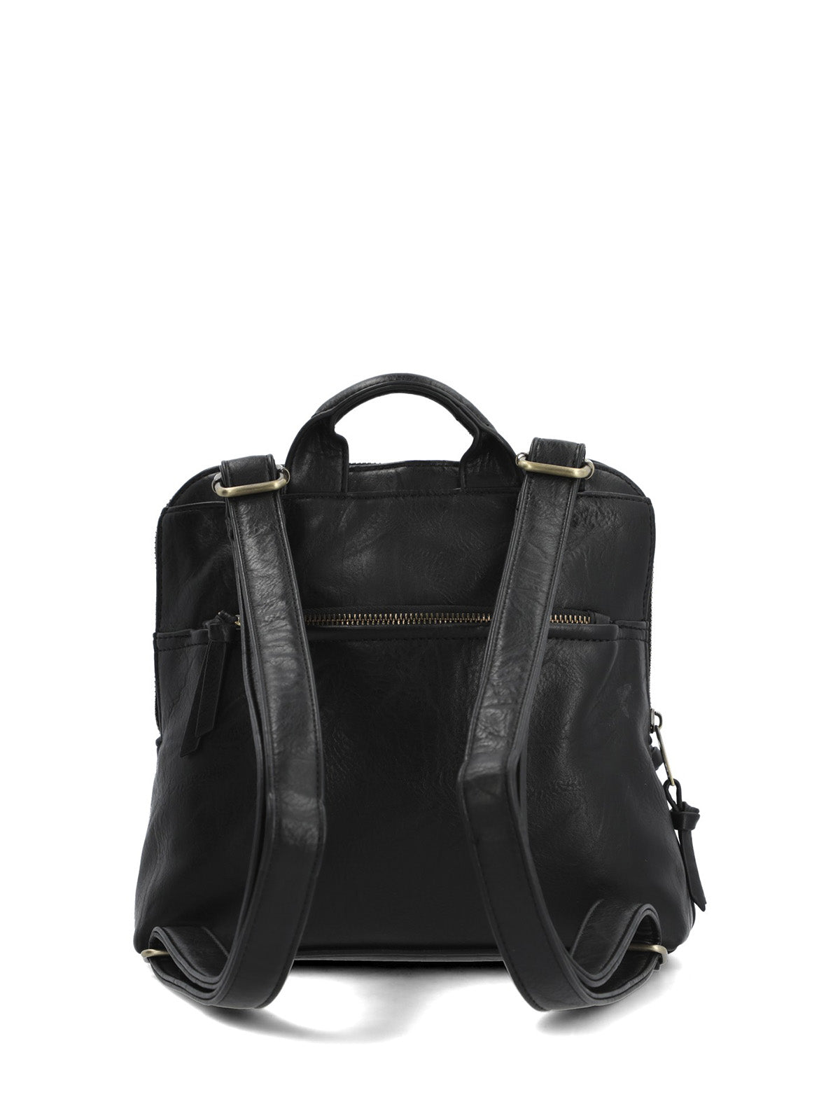 Mochila Ecocuero Mujer Liskeard Back Negro Hush Puppies