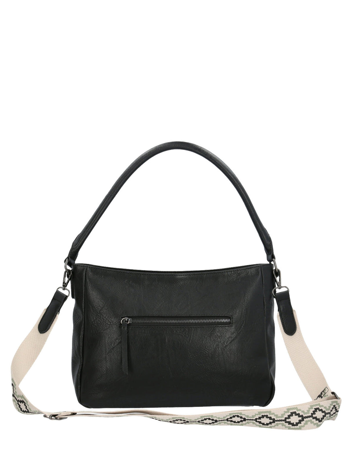 Cartera Ecocuero Mujer Laddler Bag Negro Hush Puppies