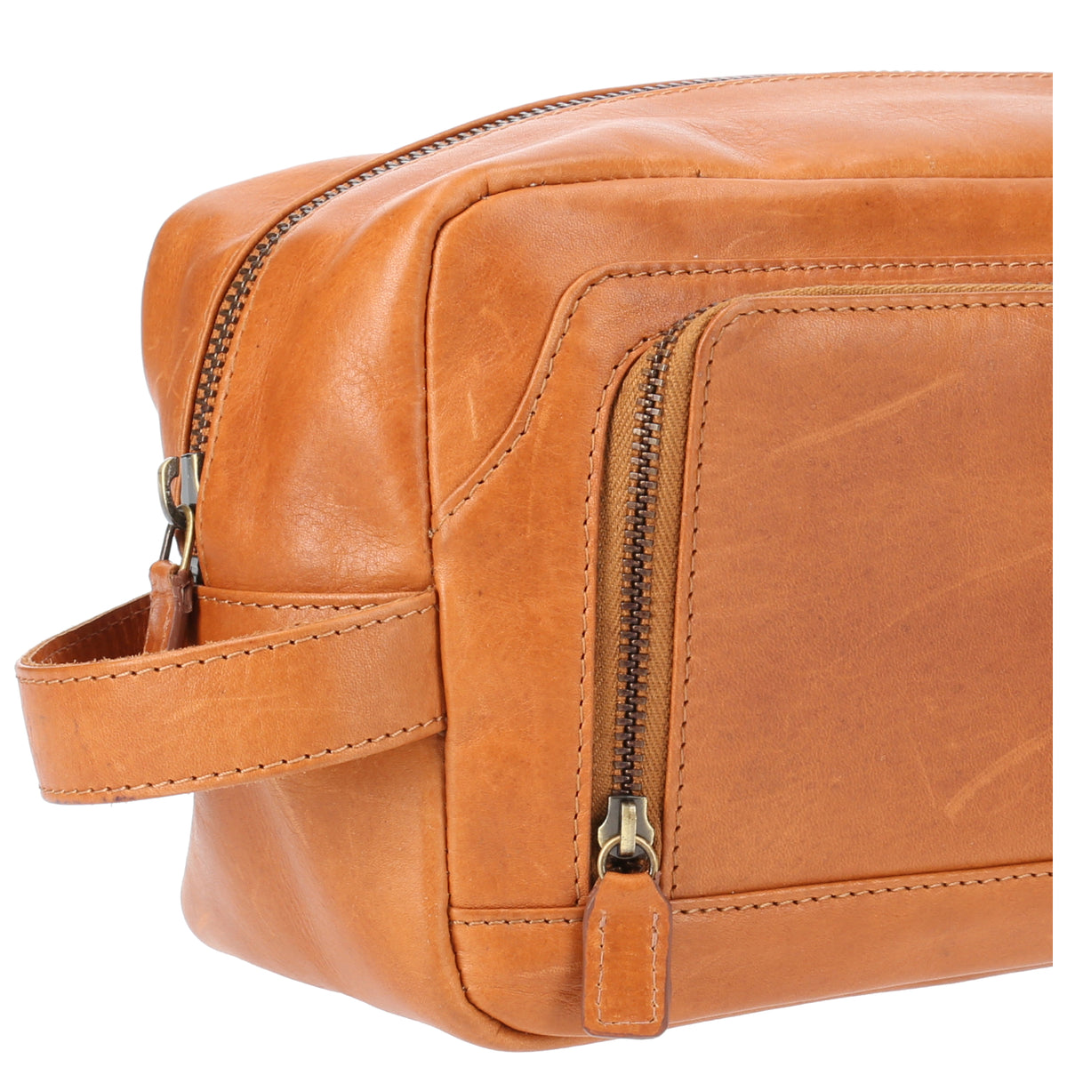 Necessaire Cuero Unisex Om Neceser Café