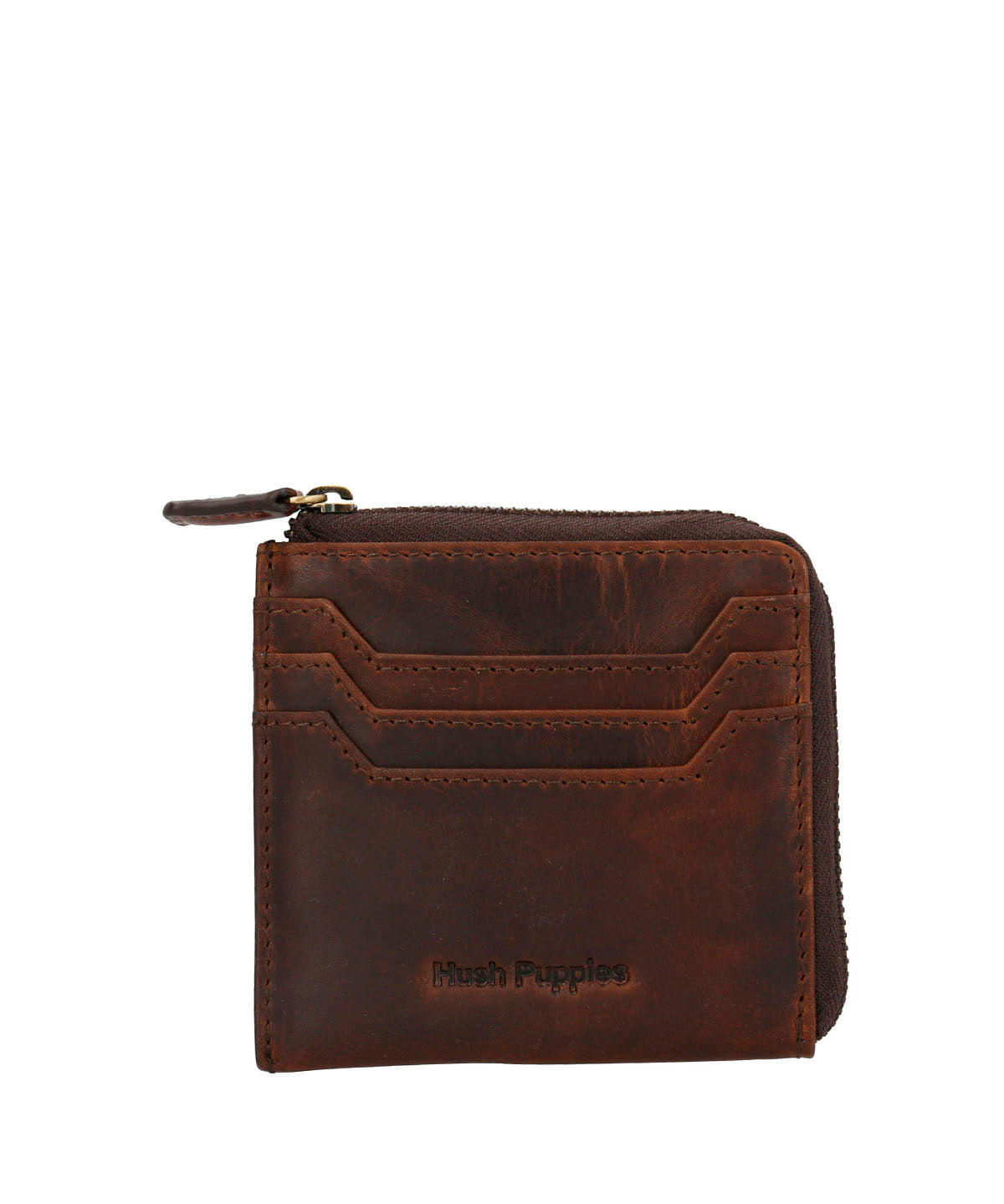 Tarjetero Cuero Unisex St Coin Cards Café Hush Puppies | Hush Puppies