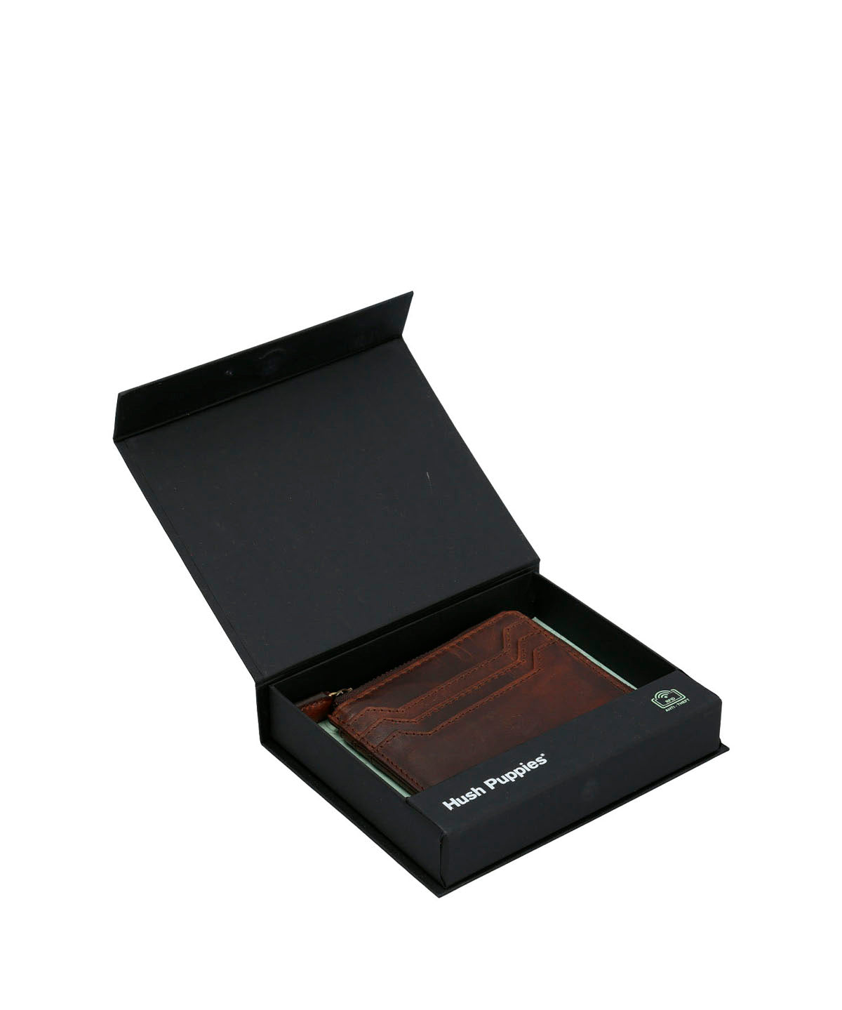 Tarjetero Cuero Unisex St Coin Cards Café Hush Puppies | Hush Puppies