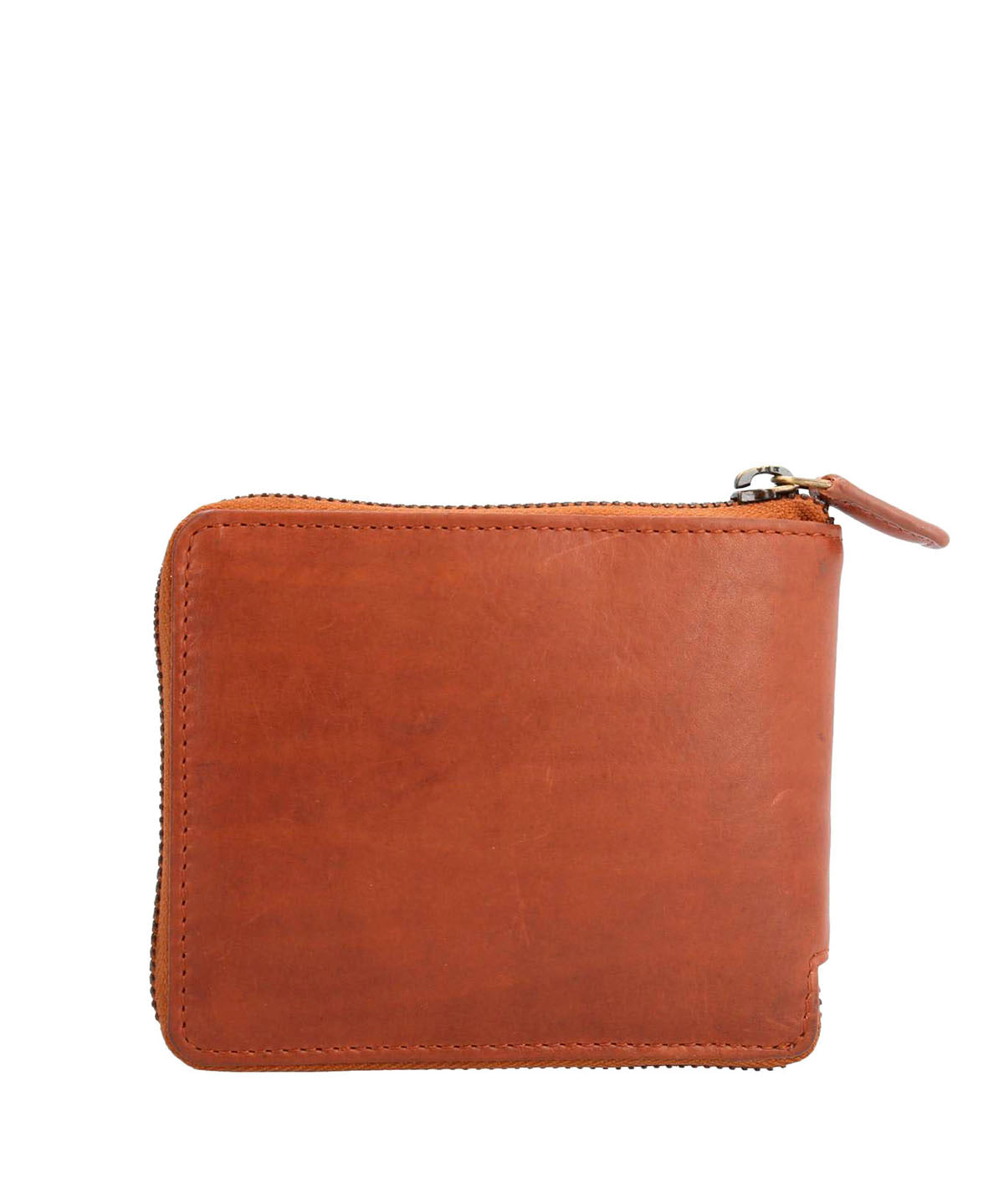 Billetera Cuero Unisex Om Middleton Zip Café Hush Puppies | Hush Puppies