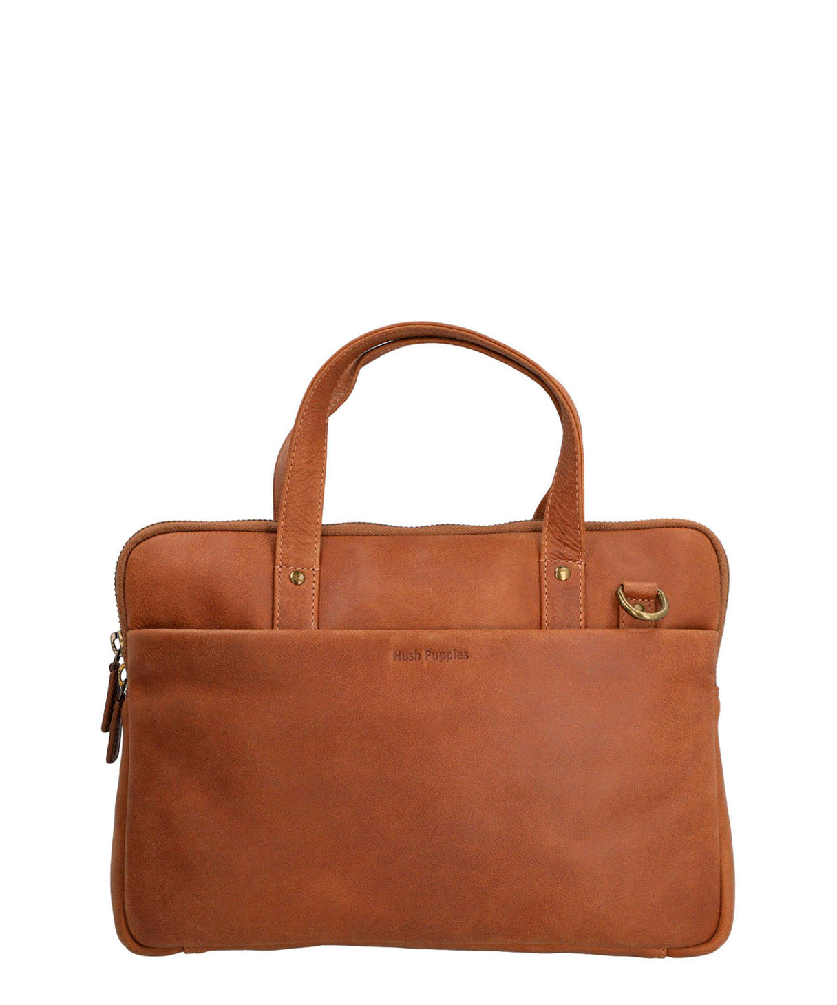 Maletin Cuero Unisex Th Freddie Café Hush Puppies