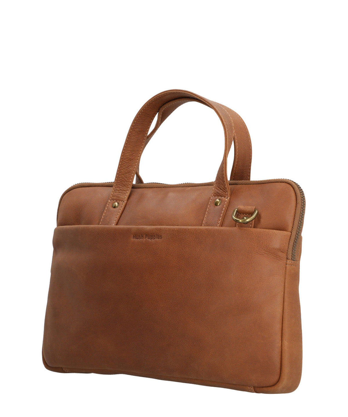 Maletin Cuero Unisex Th Freddie Café Hush Puppies