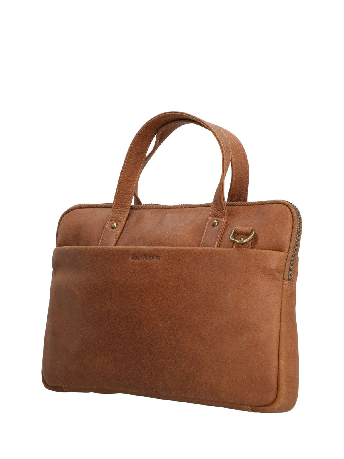 Maletin Cuero Unisex Th Freddie Café Hush Puppies