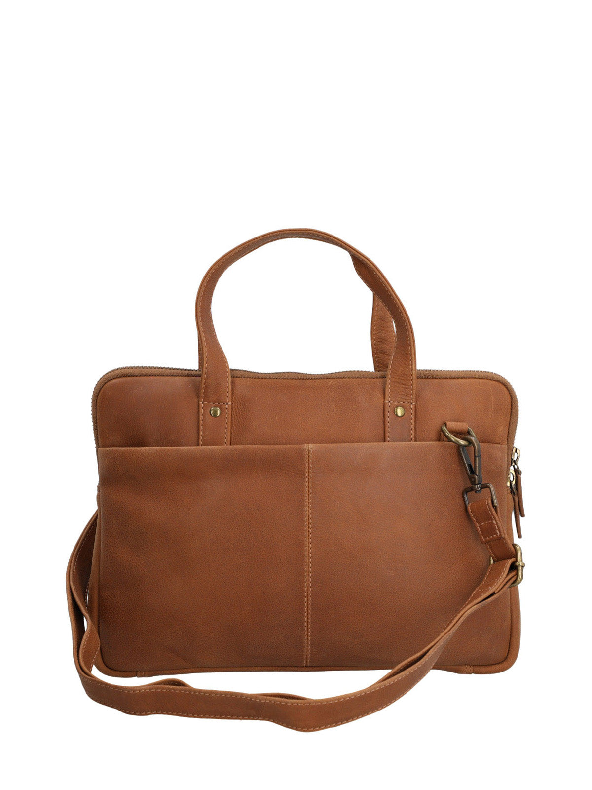 Maletin Cuero Unisex Th Freddie Café Hush Puppies