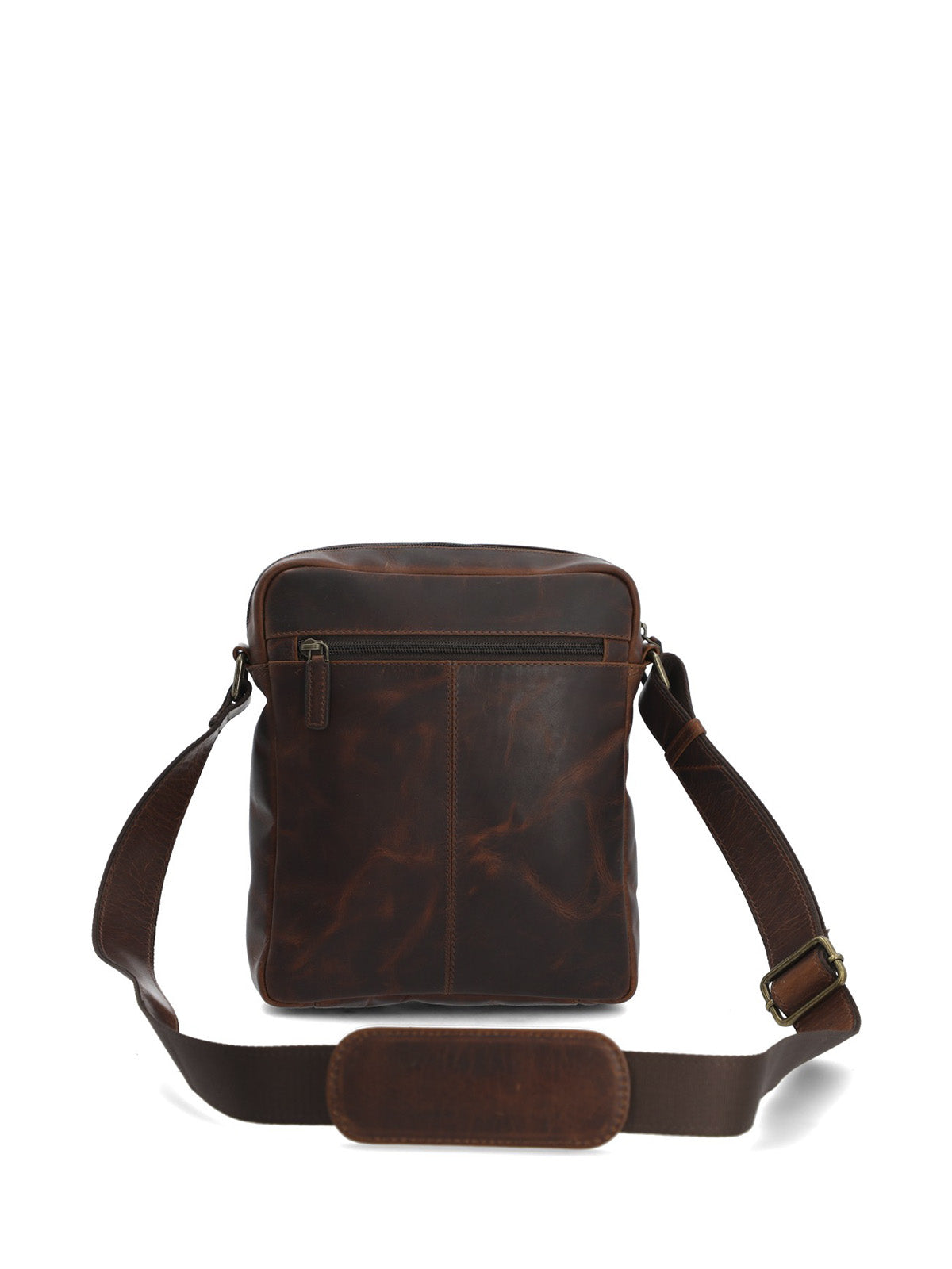 Maletin Cuero Unisex St Font Cross Café Hush Puppies