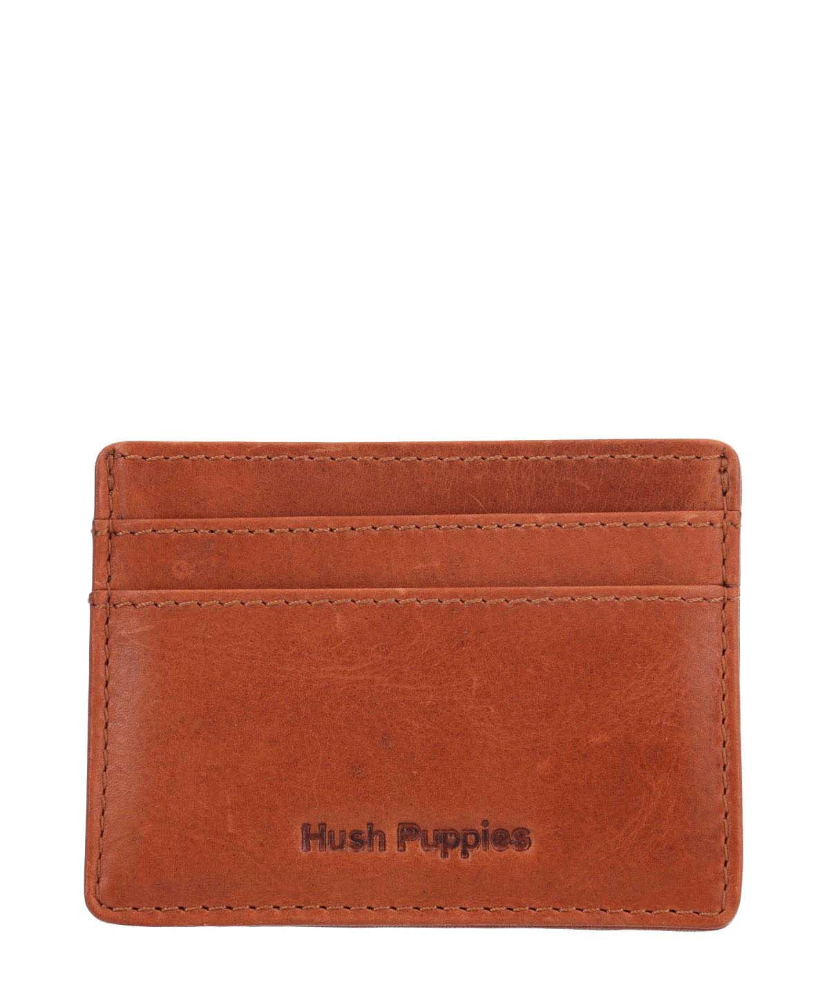 Tarjetero Cuero Unisex Om Fitz Wovencard Café Hush Puppies