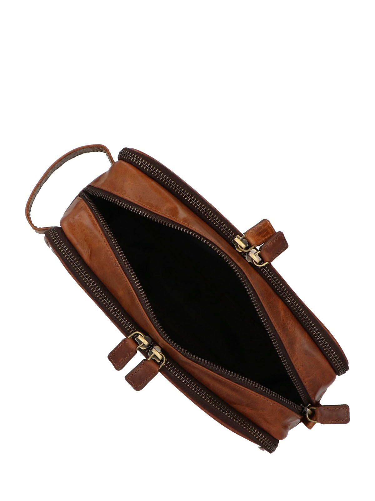 Necessaire Cuero Unisex Toiletry Café Hush Puppies
