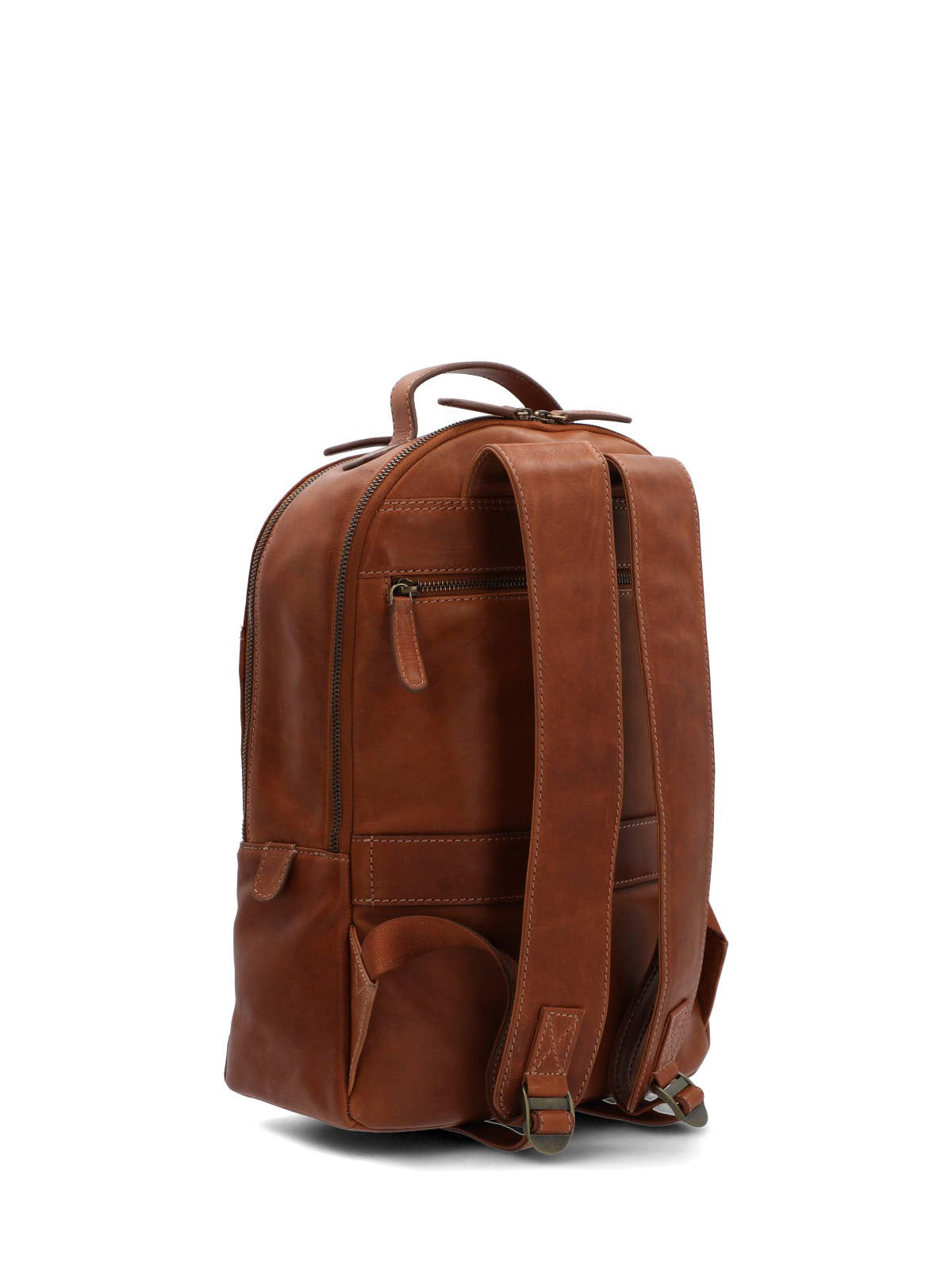 Mochila Cuero Unisex Om Galvin Back Café Hush Puppies