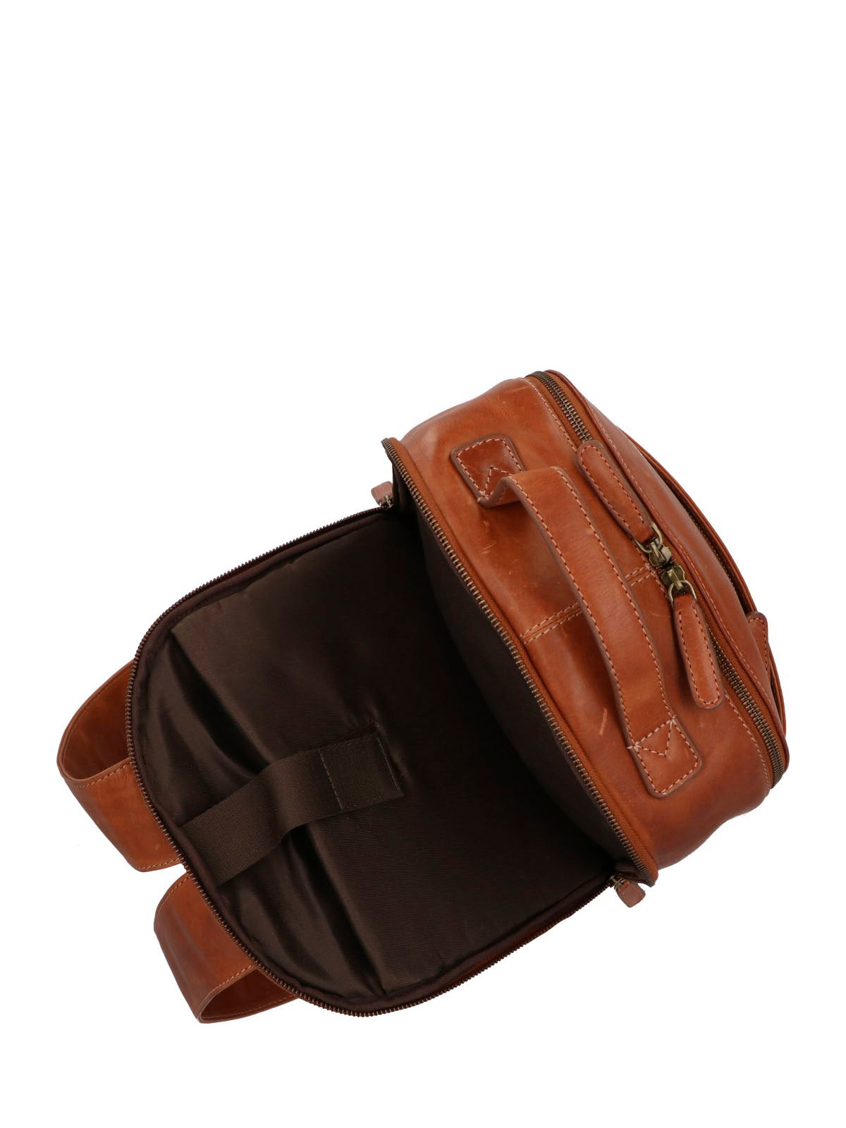 Mochila Cuero Unisex Om Galvin Back Café Hush Puppies