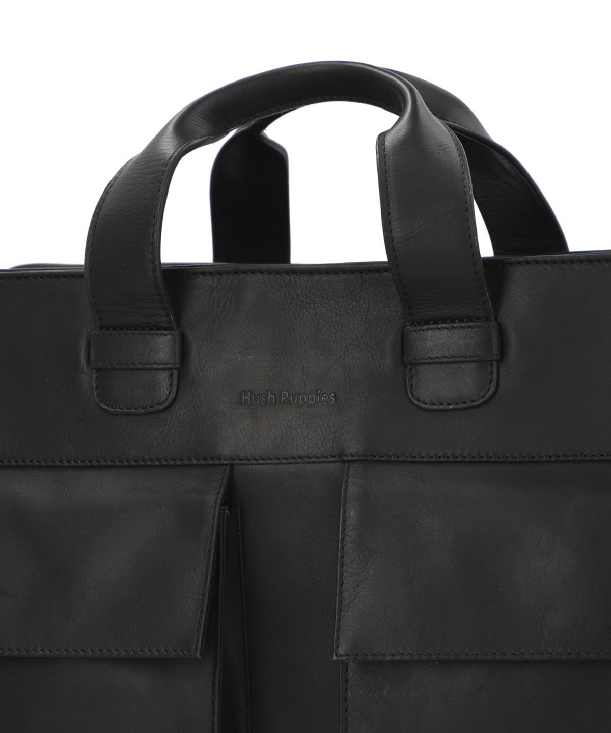 Maletín Cuero Unisex Ty Hudson Bag Negro Hush Puppies