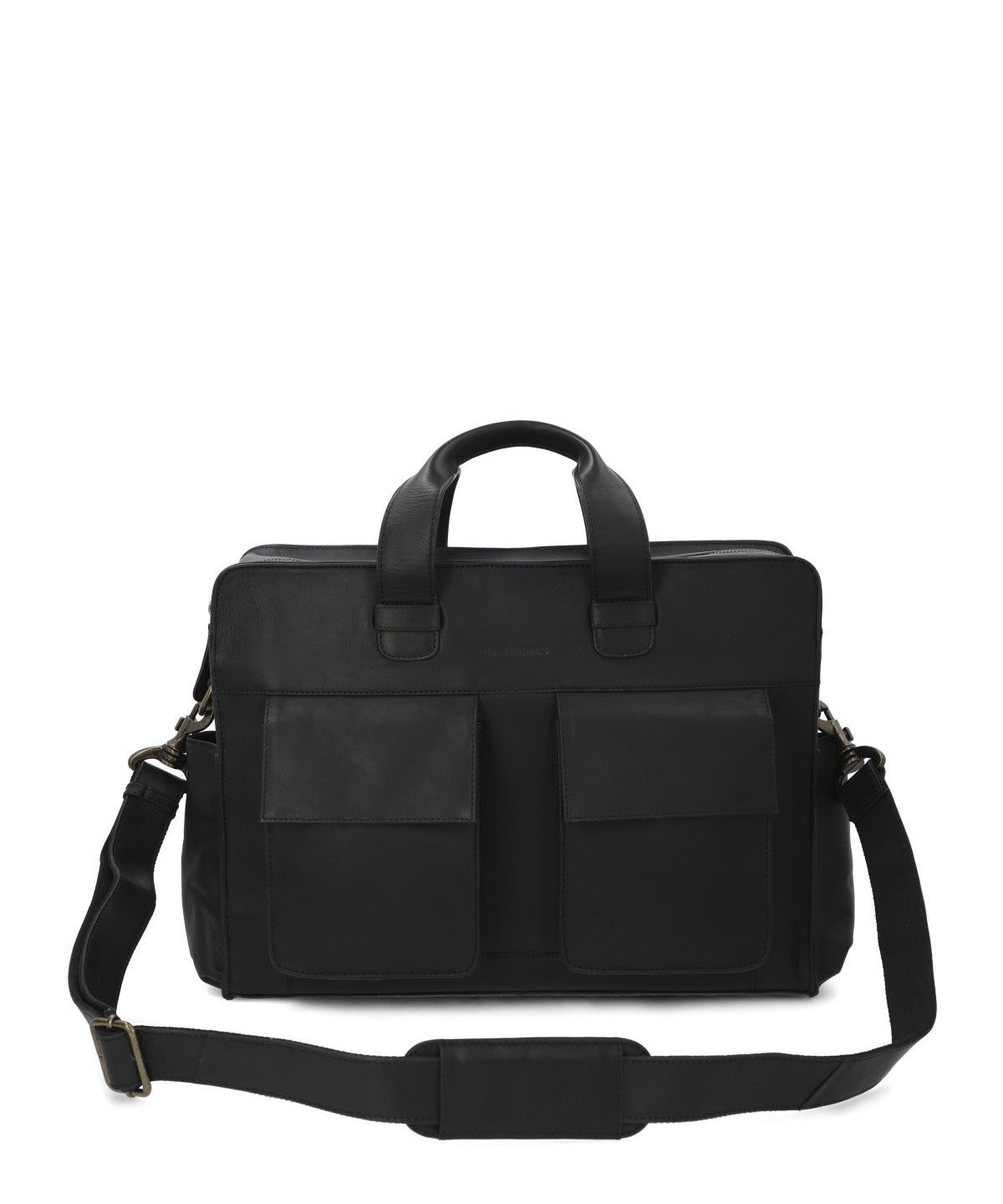 Maletín Cuero Unisex Ty Hudson Bag Negro Hush Puppies