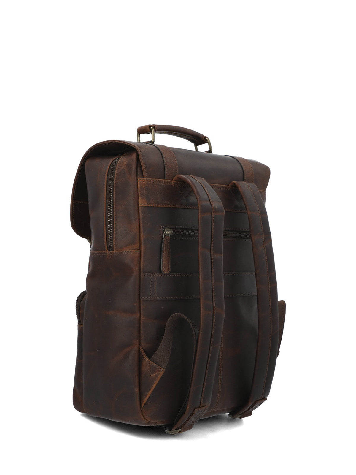 Mochila Cuero Unisex St Hampton Back Café Hush Puppies