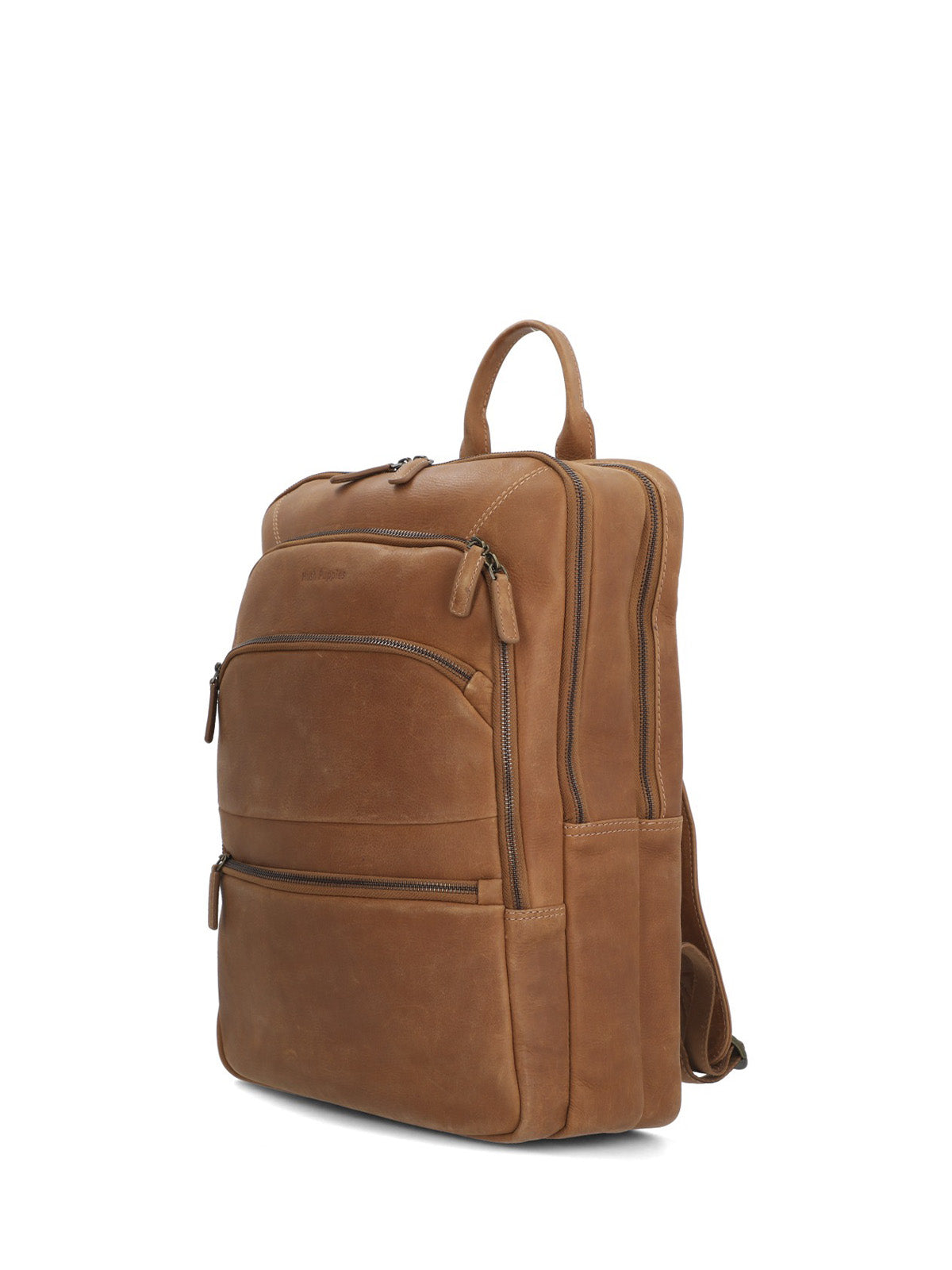 Mochila Cuero Unisex Th Hartley Back Café Hush Puppies