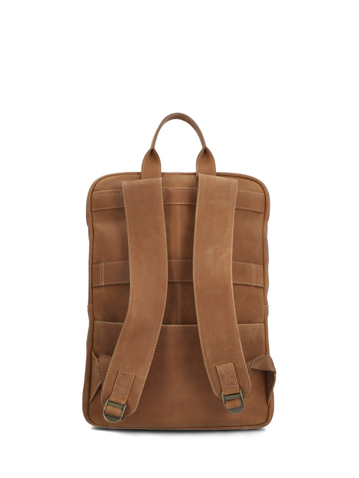 Mochila Cuero Unisex Th Hartley Back Café Hush Puppies