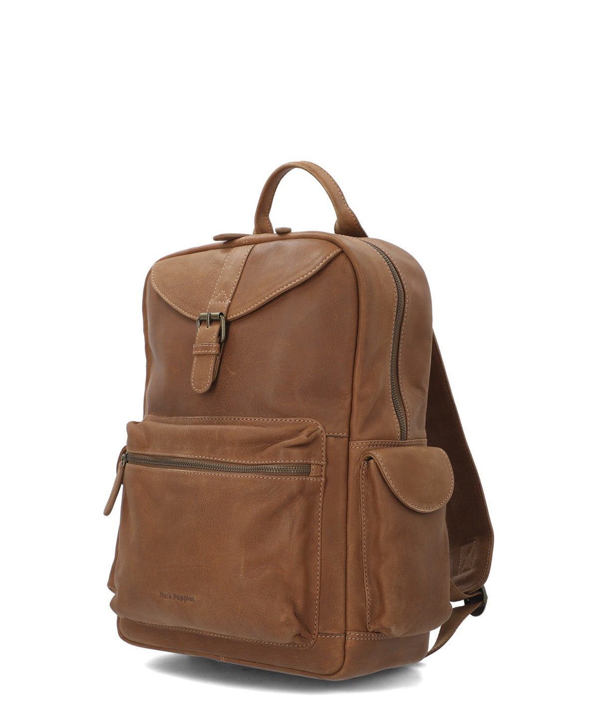 Mochila Cuero Unisex Th Harper Back Café Hush Puppies