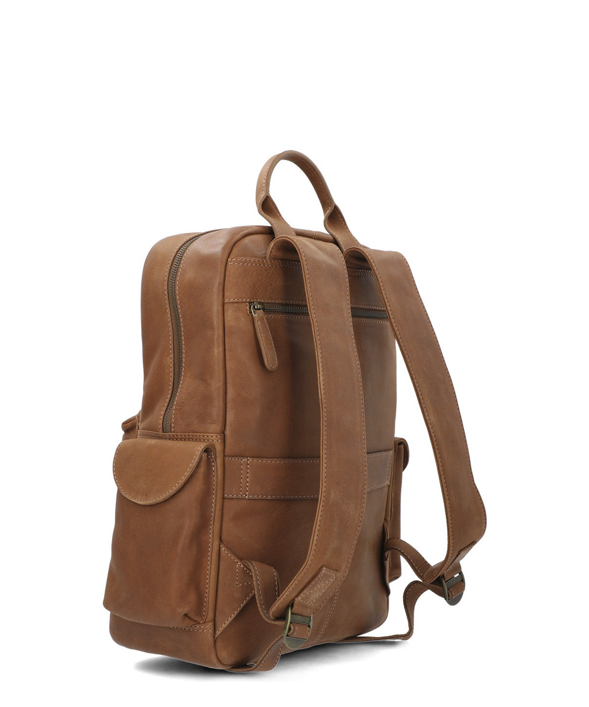 Mochila Cuero Unisex Th Harper Back Café Hush Puppies
