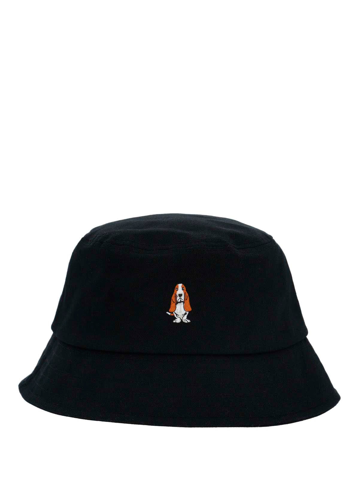 Gorro Algodón Orgánico Unisex Hp Bucket Dog Negro Hush Puppies