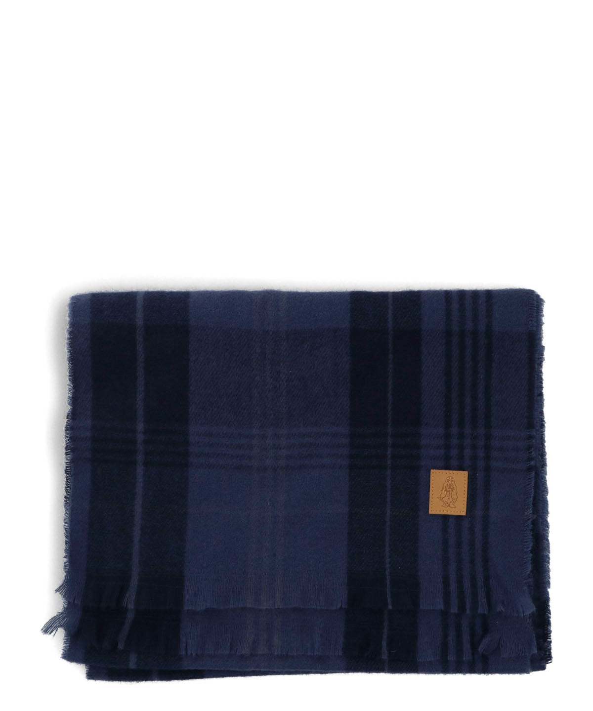 Bufanda Unisex Hp Scarf Plaid Azul Hush Puppies