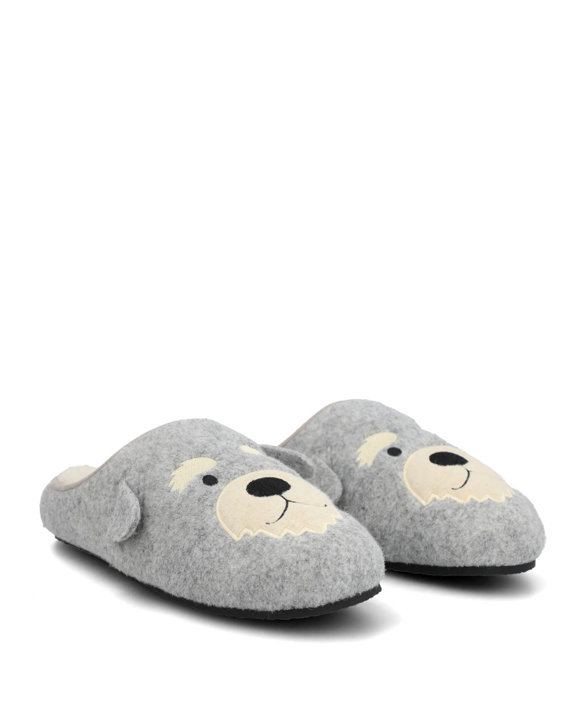 Pantufla Unisex Hp Slipper Schnauz Gris Hush Puppies