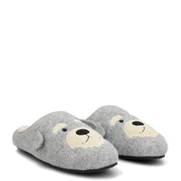 Pantufla Unisex Hp Slipper Schnauz Gris Hush Puppies