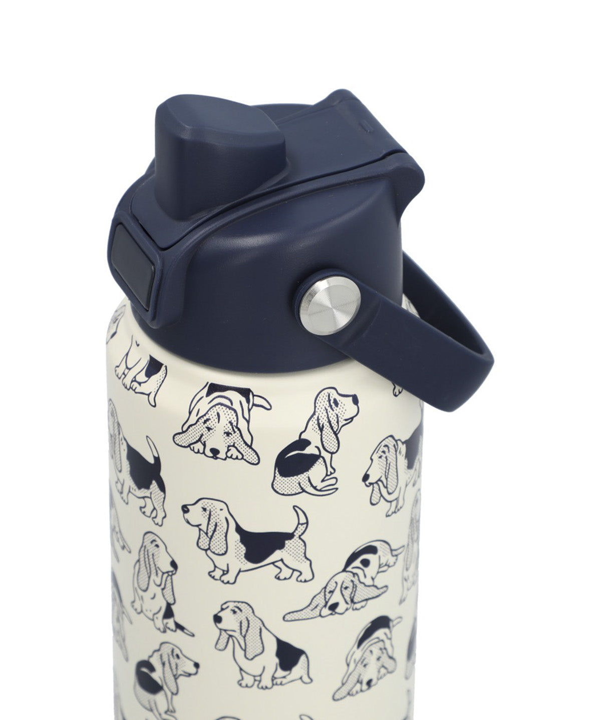 Botella Acero Inoxidable Unisex Hp Bottle Basset Azul Hush Puppies