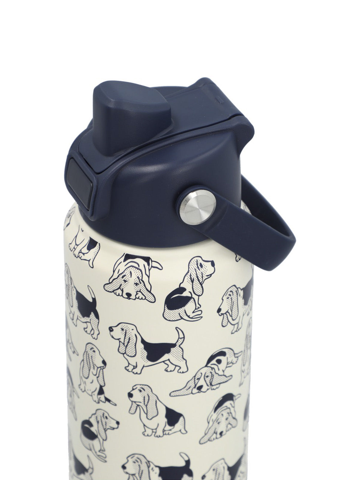 Botella Acero Inoxidable Unisex Hp Bottle Basset Azul Hush Puppies
