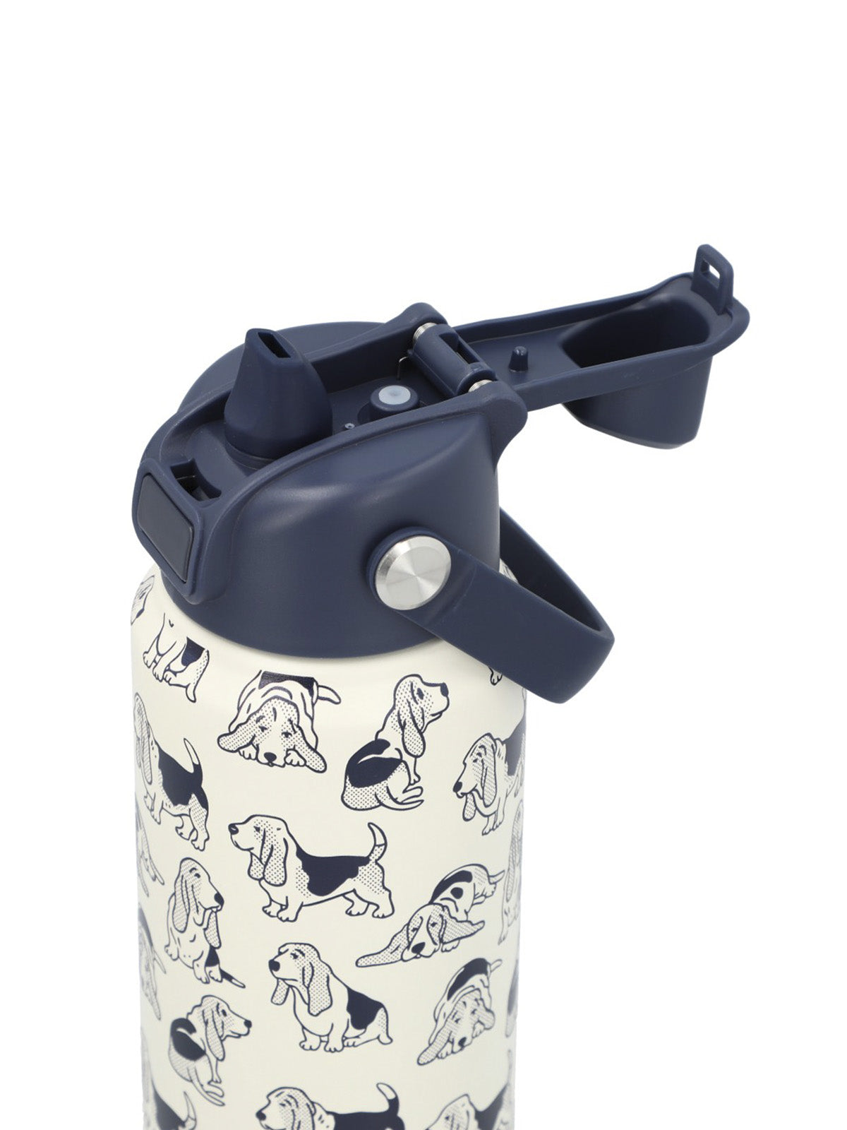 Botella Acero Inoxidable Unisex Hp Bottle Basset Azul Hush Puppies