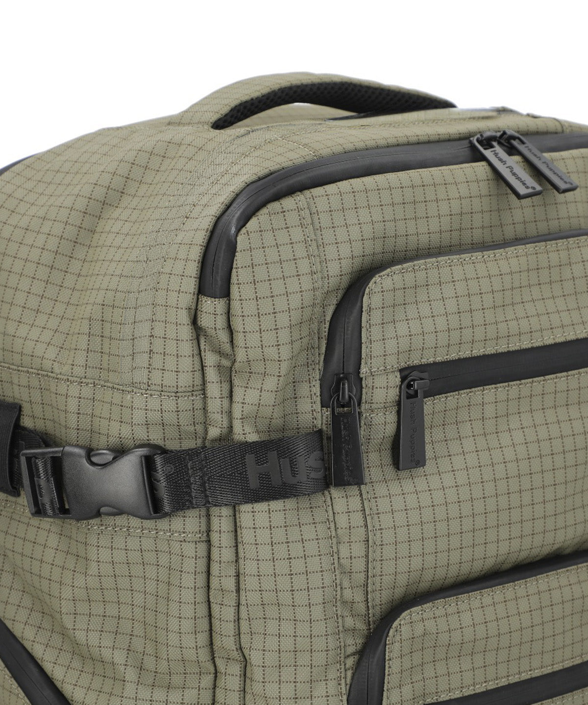 Mochila Nylon Unisex Wr Hudson Back Verde Hush Puppies