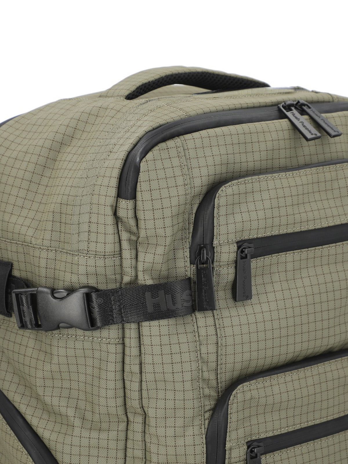 Mochila Nylon Unisex Wr Hudson Back Verde Hush Puppies