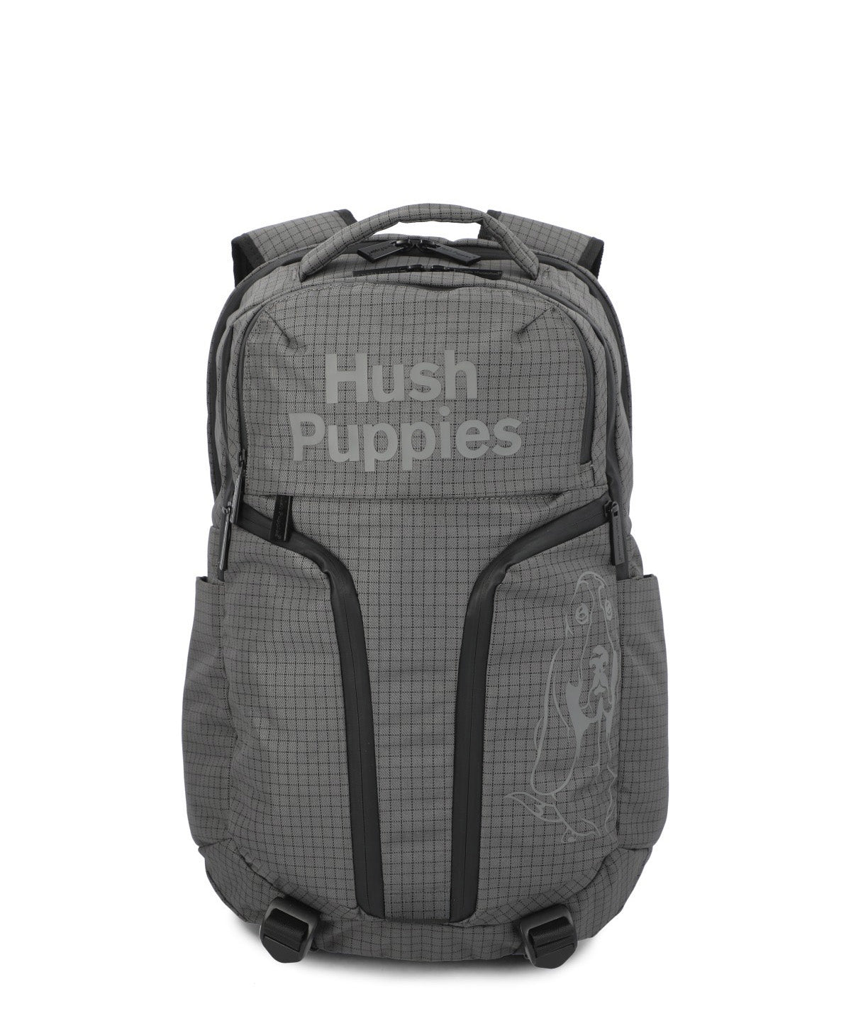 Mochila Nylon Unisex Wr Tennessee Back Gris Hush Puppies