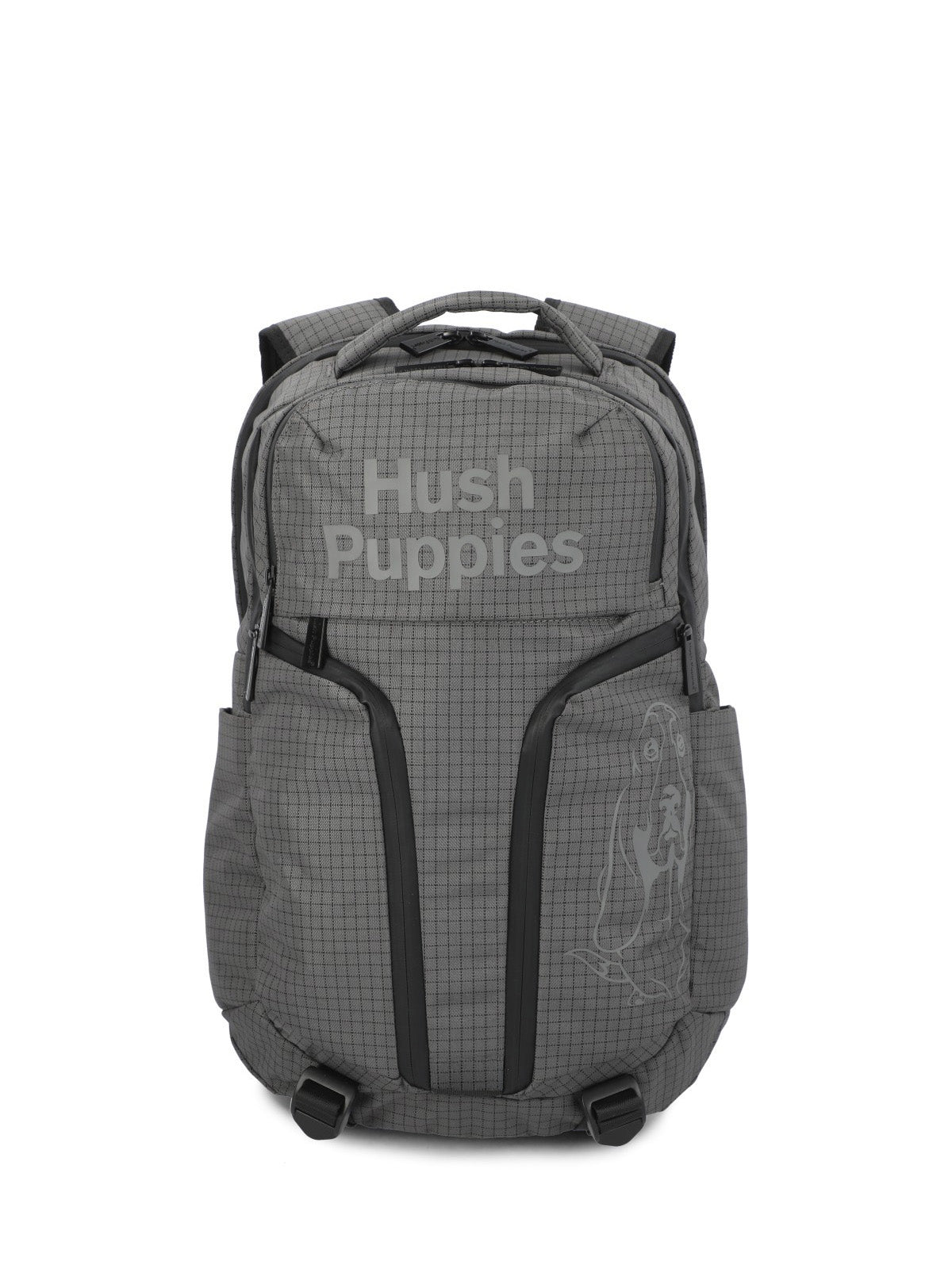 Mochila Nylon Unisex Wr Tennessee Back Gris Hush Puppies