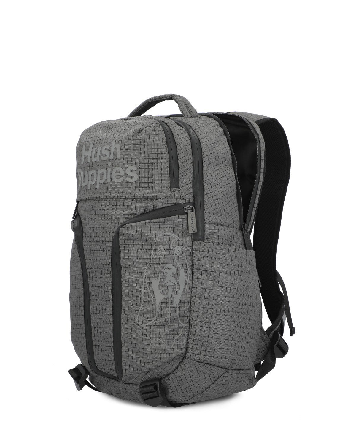 Mochila Nylon Unisex Wr Tennessee Back Gris Hush Puppies