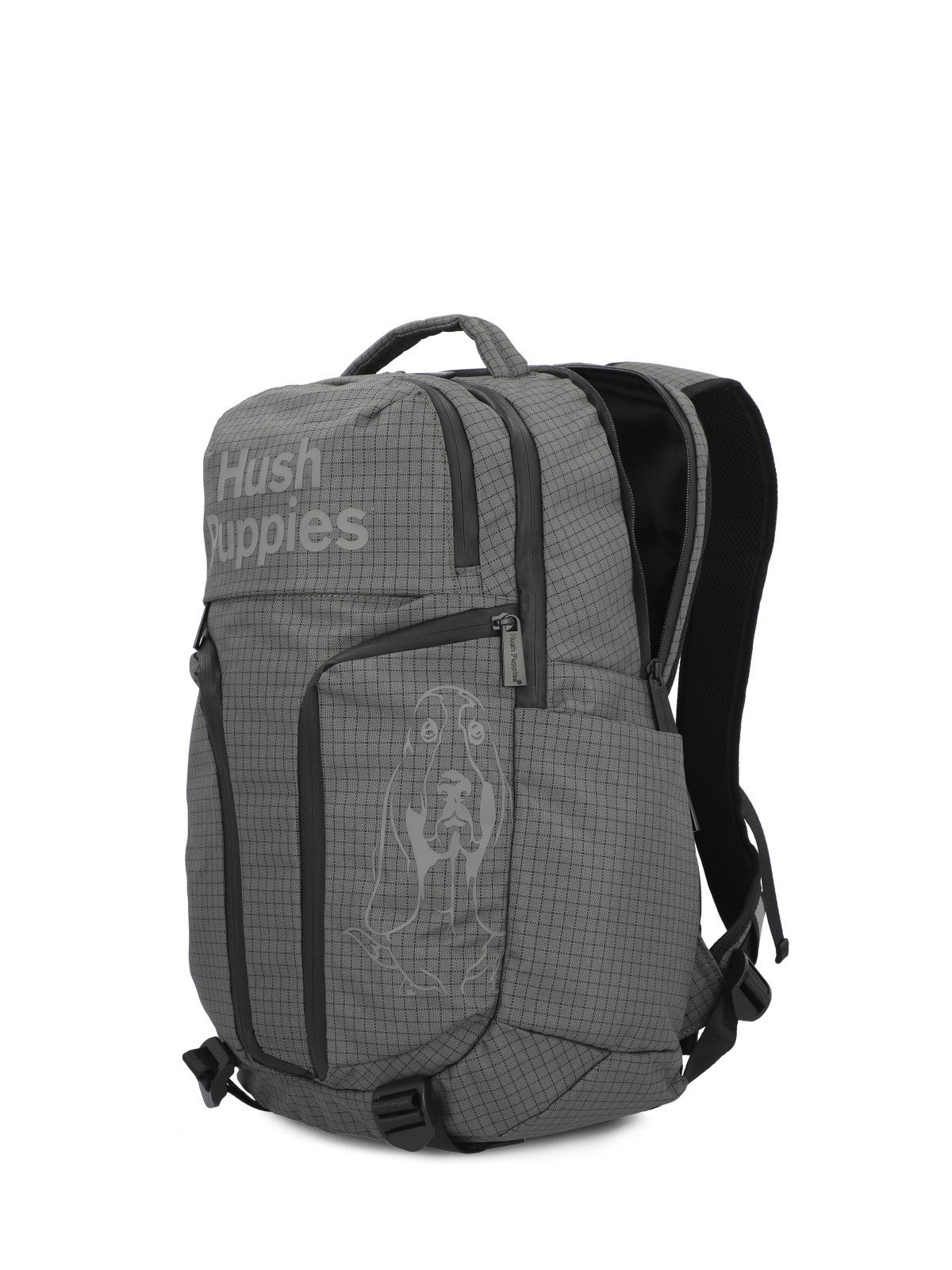 Mochila Nylon Unisex Wr Tennessee Back Gris Hush Puppies