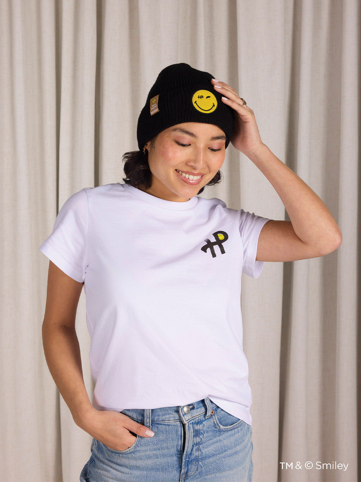 Gorro Algodon Unisex Beanie Smile Hp Negro Hush Puppies | Hush Puppies