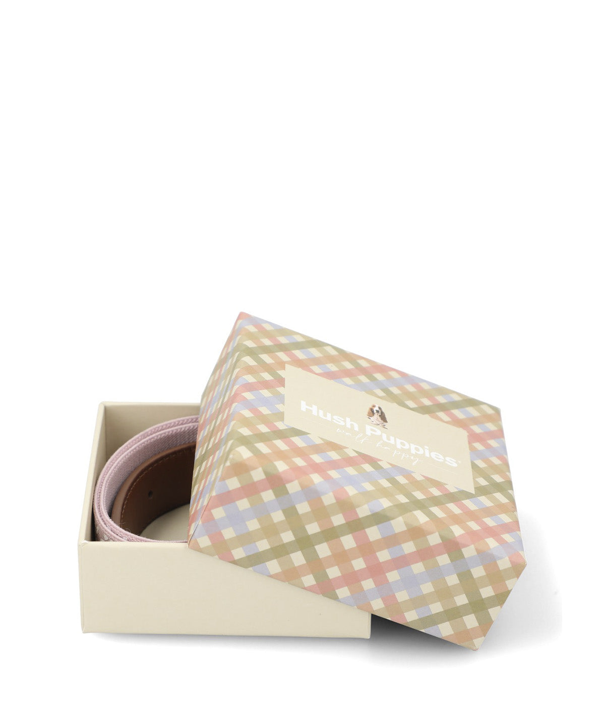 Cinturon Cuero /Elastano Niña Hpk Nicole Rosado Hush Puppies