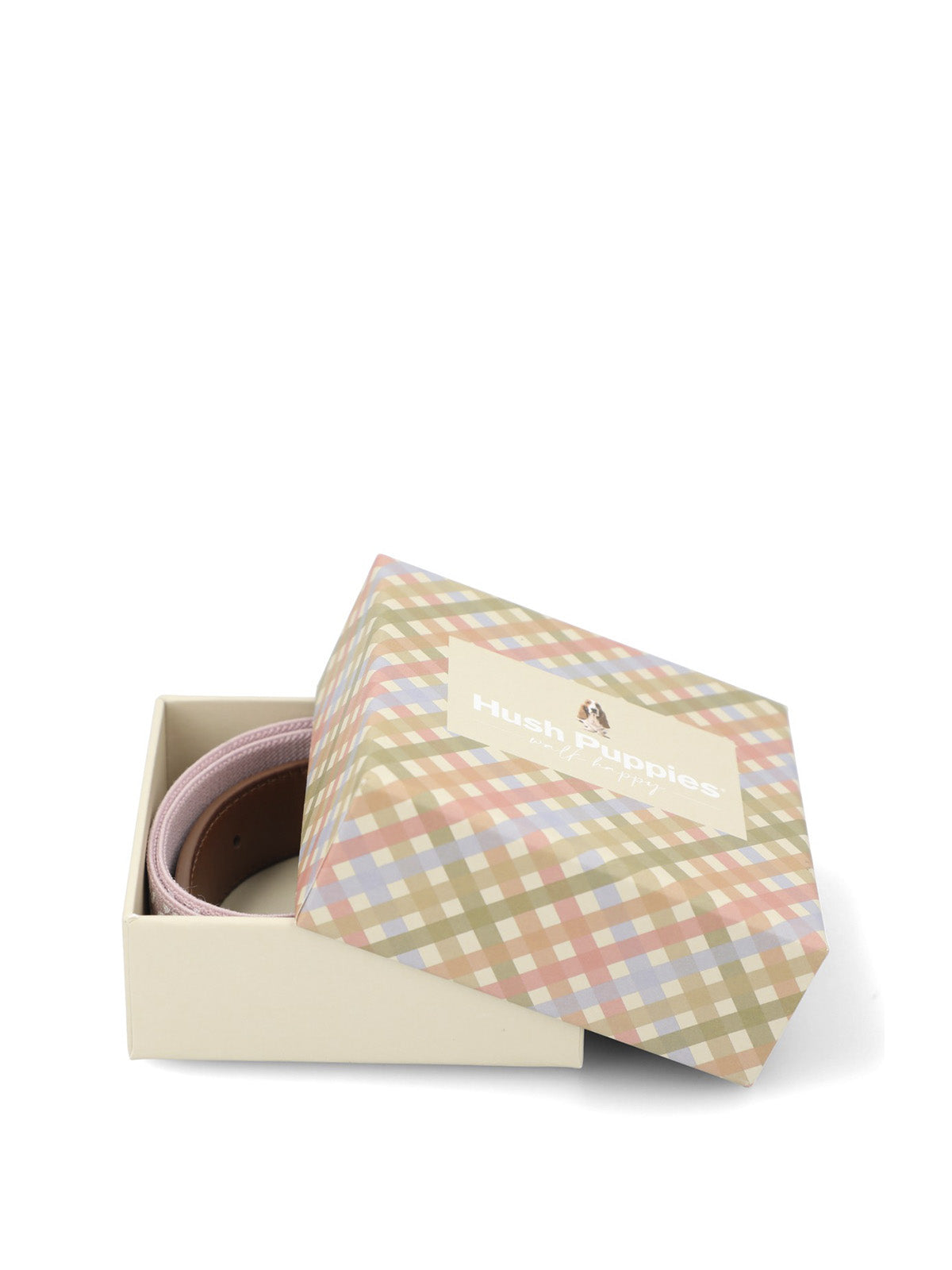 Cinturon Cuero /Elastano Niña Hpk Nicole Rosado Hush Puppies
