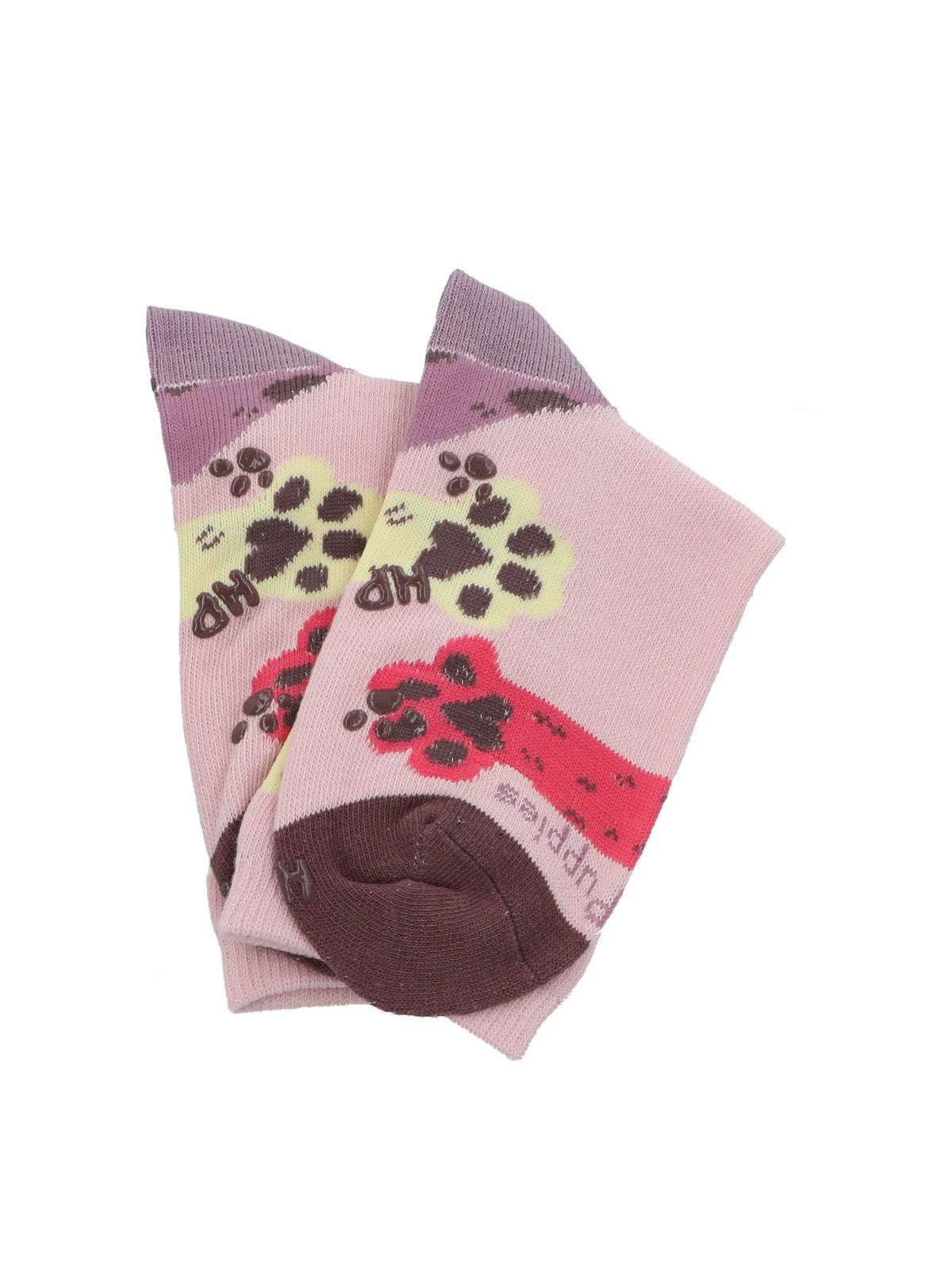 Calcetin Algodón Niña C Paw Morado Hush Puppies