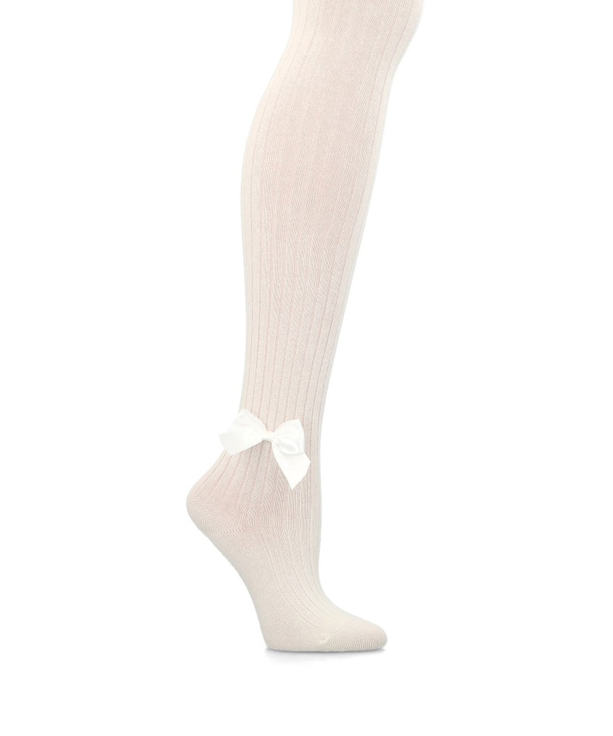 Calcetin Algodón Niña Panty Bow Beige Hush Puppies