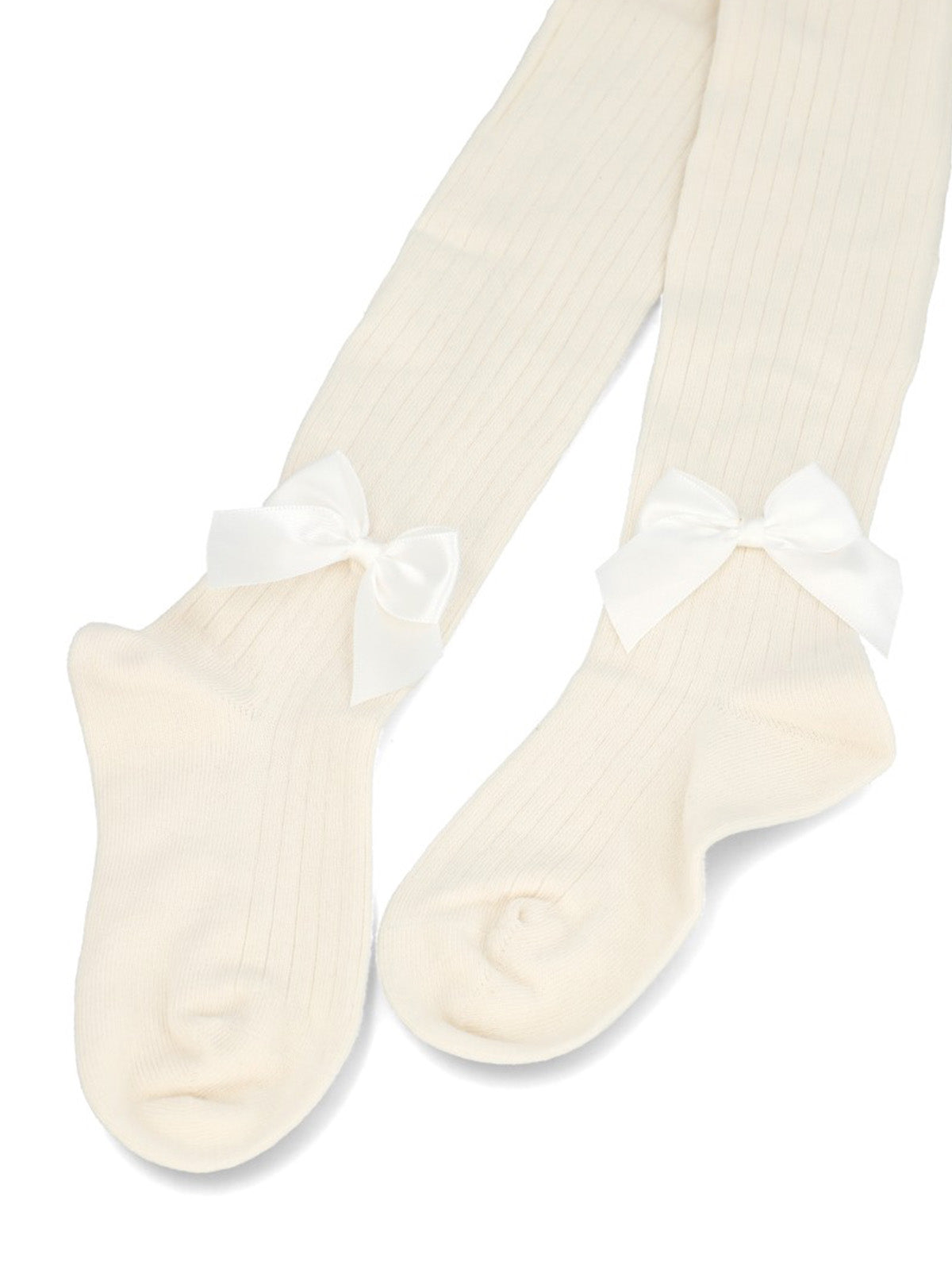 Calcetin Algodón Niña Panty Bow Beige Hush Puppies