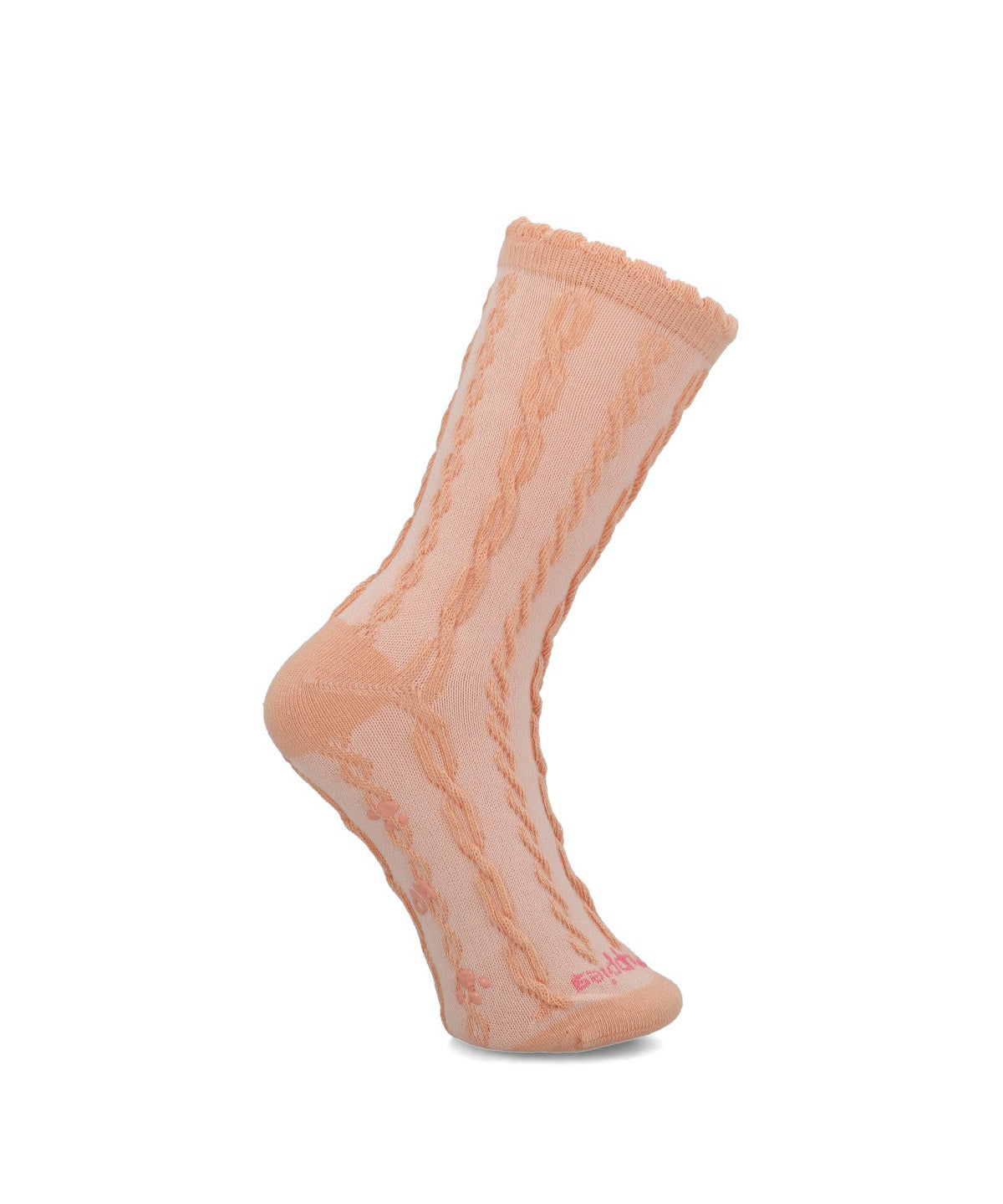 Calcetin Algodón Niña C Texture Rosado Hush Puppies