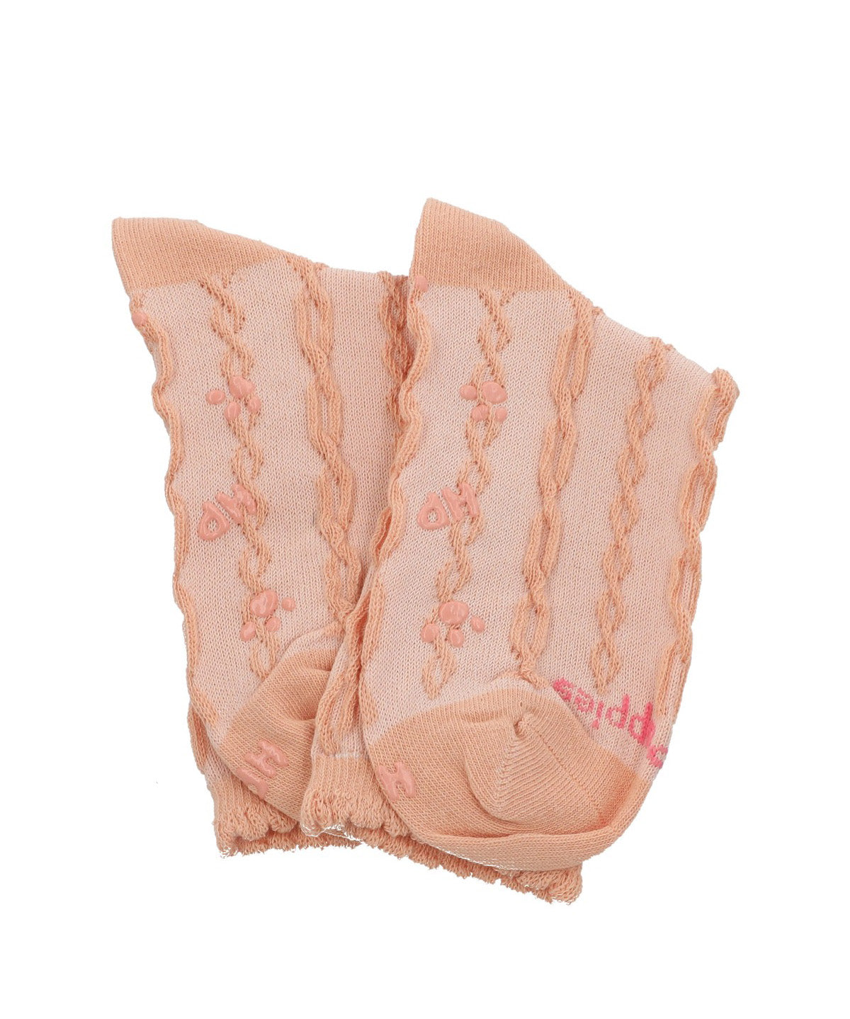 Calcetin Algodón Niña C Texture Rosado Hush Puppies